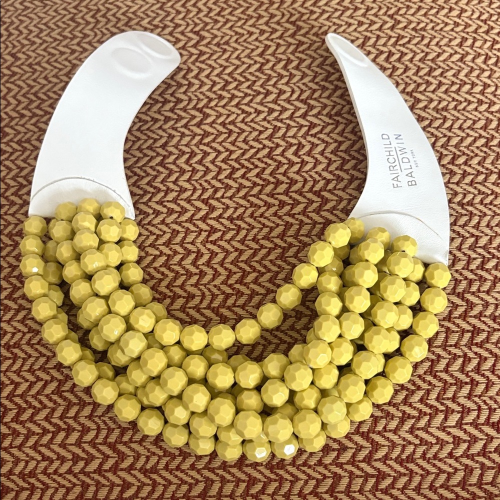 Fairchild Baldwin Lemon Beaded Necklace